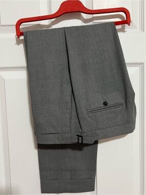 Isaia Men's Gray Dress Pants
